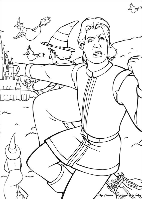 Shrek the Third coloring picture